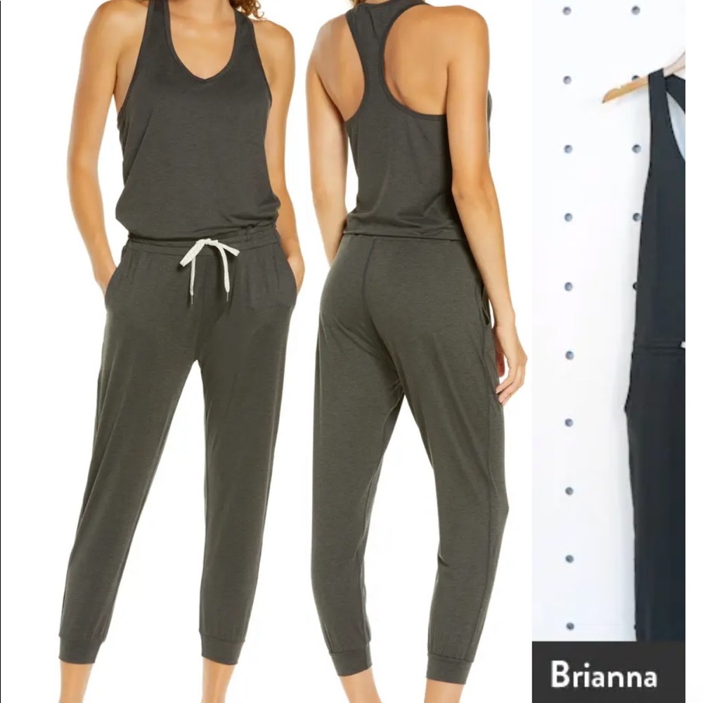 NWT Vuori Lux Jumpsuit - Heathered Gray